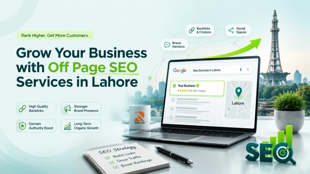 Off Page SEO Services in Lahore