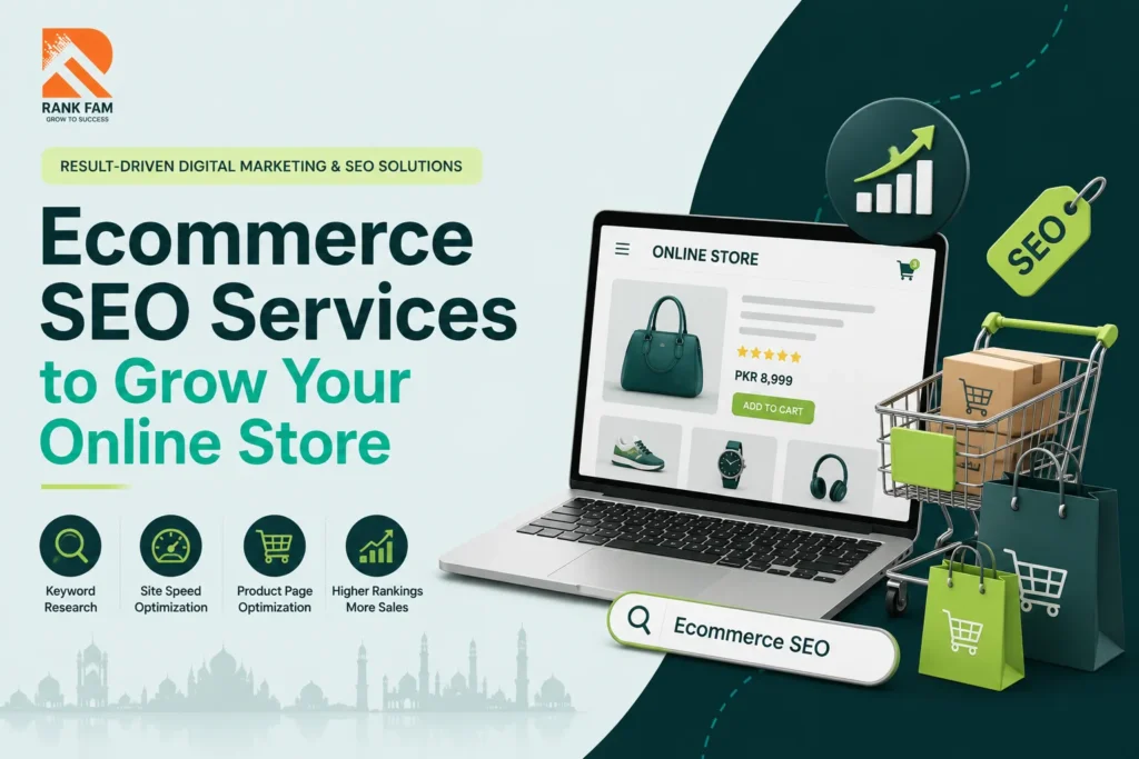 Ecommerce SEO services to grow your online store