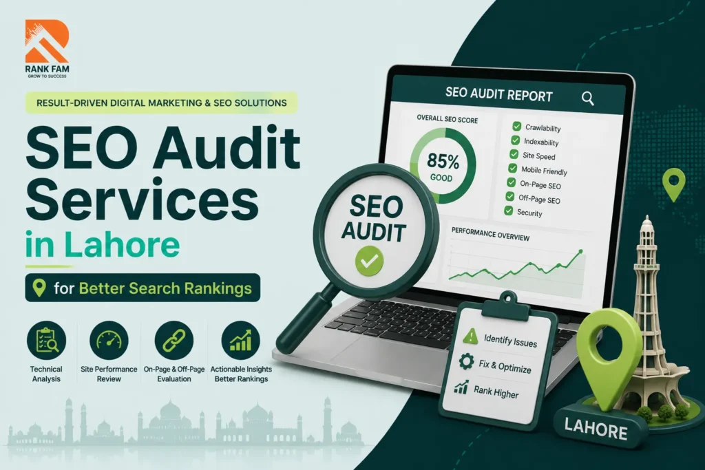 SEO audit services in Lahore for better search rankings