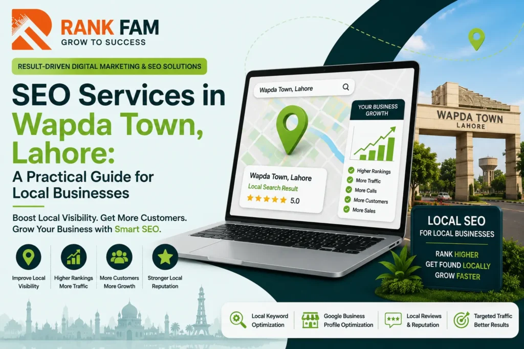 SEO services in Wapda Town Lahore for local businesses