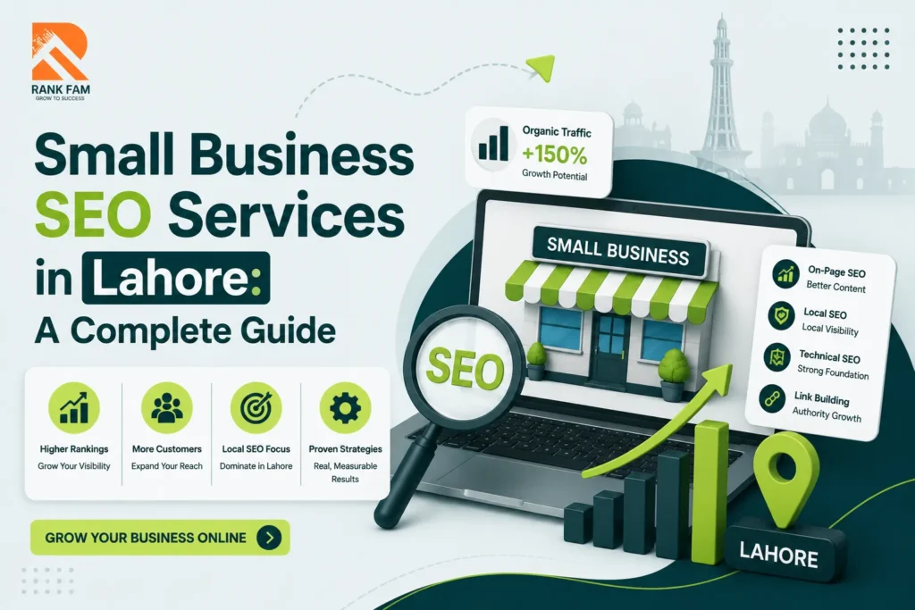 Small business SEO services in Lahore for better online visibility